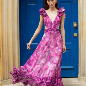 Vestido Leonor fucsia